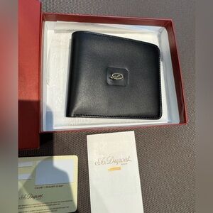 S.T. Dupont Bifold Wallet black leather